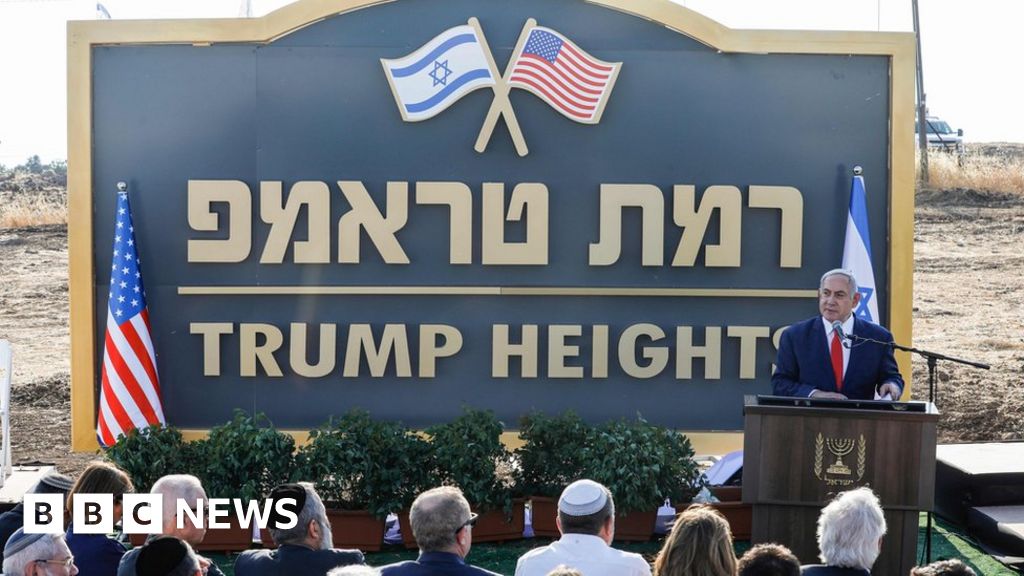 Golan Heights: Israel unveils 'Trump Heights' settlement